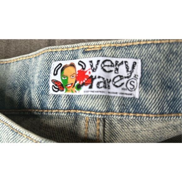 Very Rare Sakura Embroidered Jeans Size Small - Picture 8 of 14